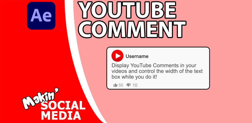 Graham Quince Video Tutorial YouTube Comment with Adobe After Effects