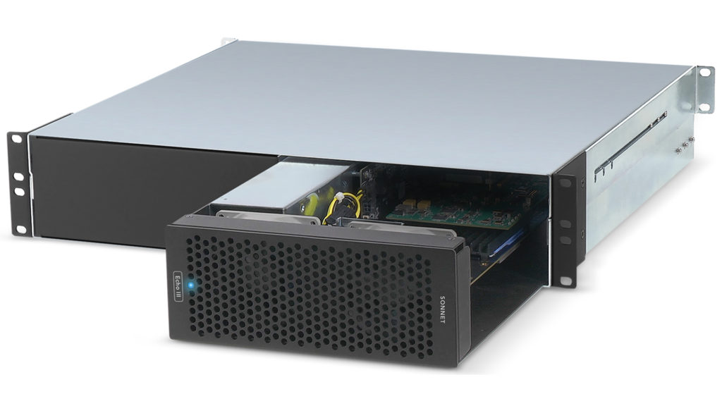 Sonnet Echo III rackmount with cards