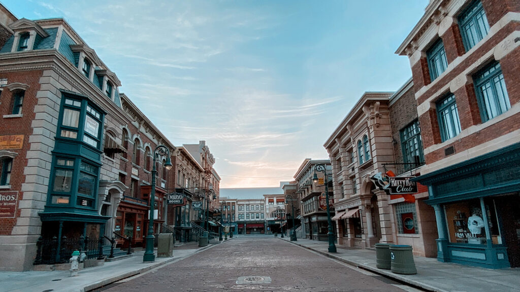 Universal Studios Florida Production Group Delancey Street location on the Backlot.
