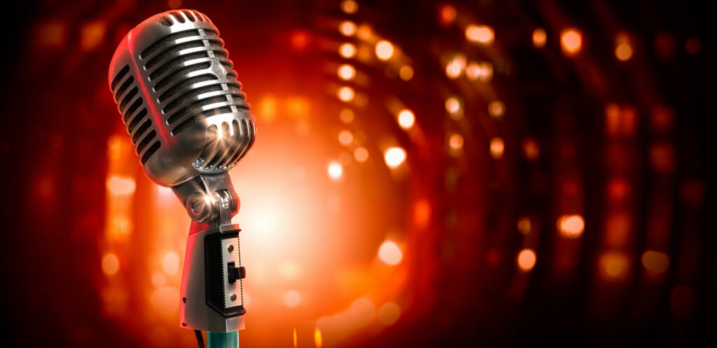 audio microphone retro