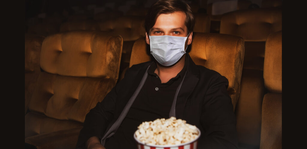 Masked in Movie Theatre