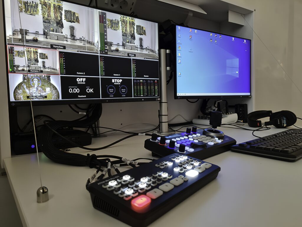Streaming setup for St. Eberhard's Cathedral Church in Stuttgart