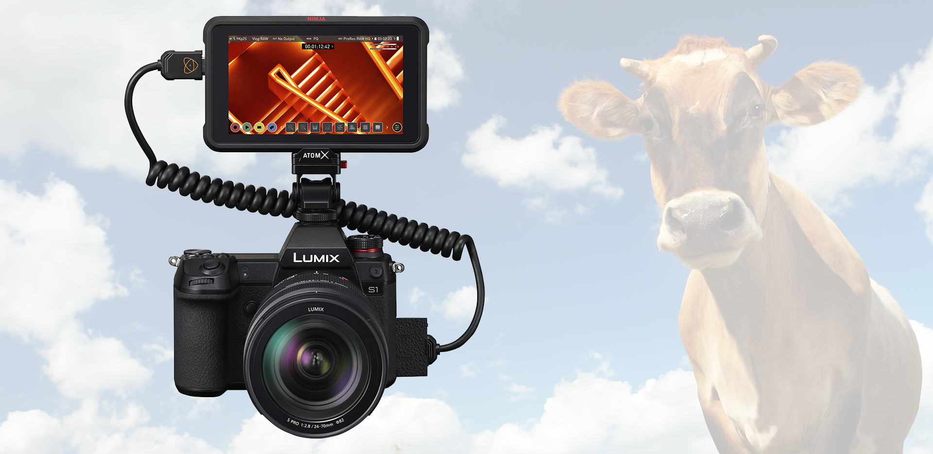 Record Apple ProRes RAW from the Ninja V and Panasonic LUMIX S1 full