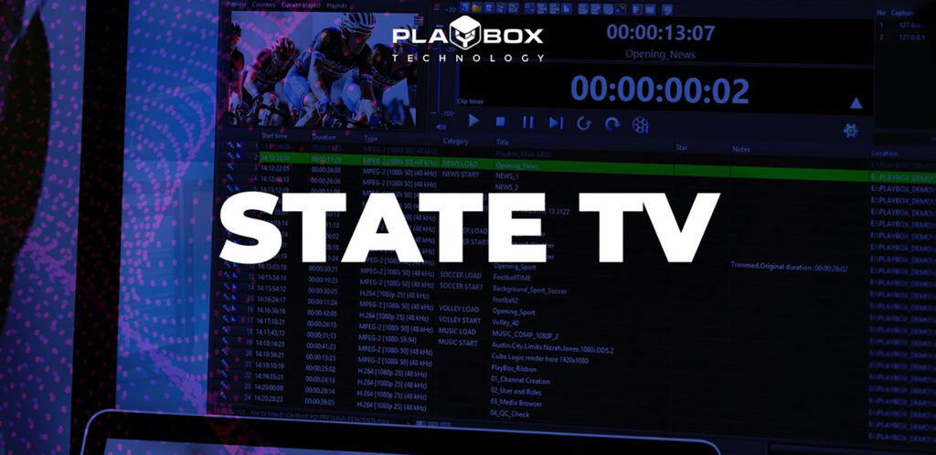 State TV upgrades to PlayBox Channel in a Box