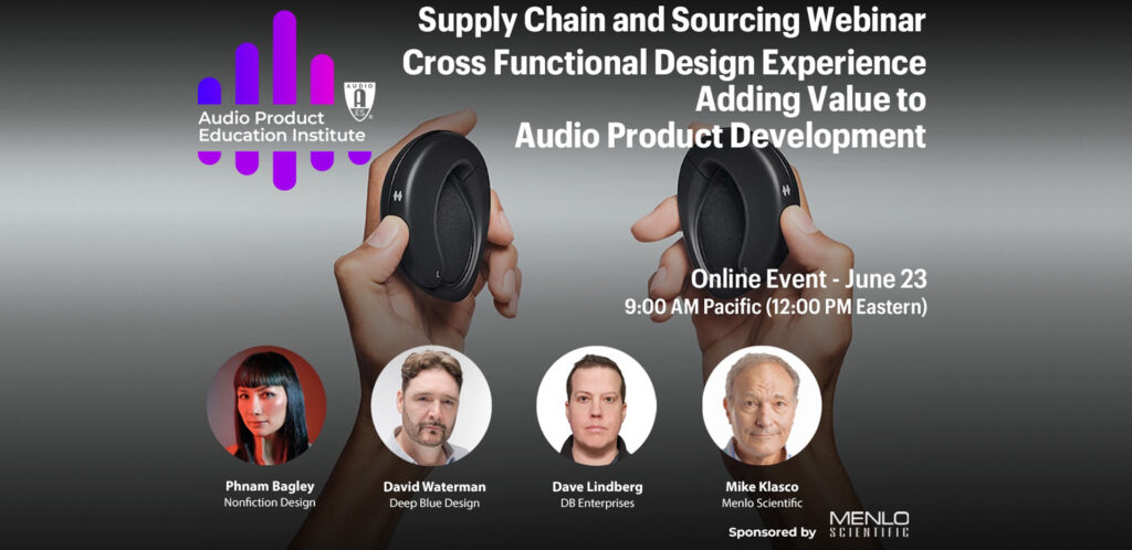 Audio Product Education Institute Webinar