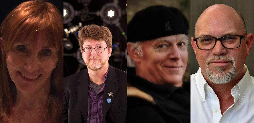 VES Honorees Rita Cahill, Gene Kozicki, Richard Winn Taylor II, VES, and Mike Chambers