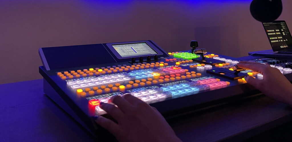 FOR-A Switcher used for Weekend Services