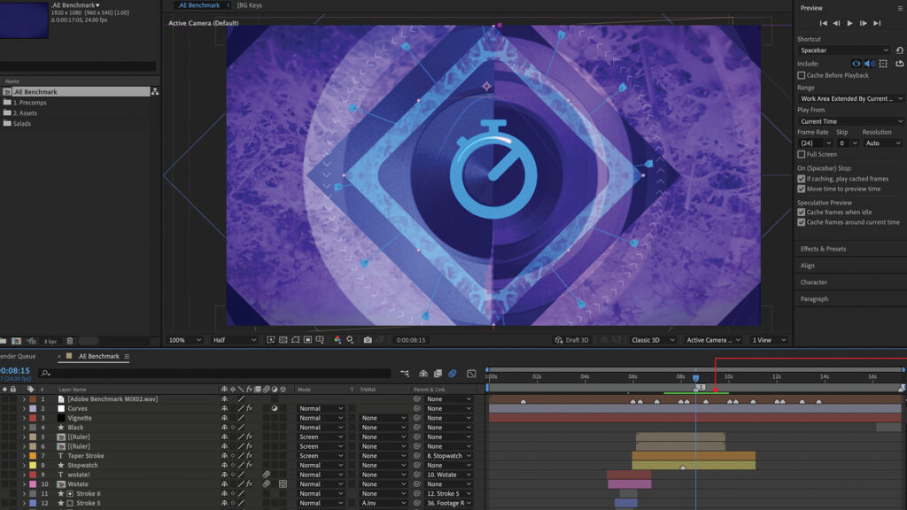 Adobe After Effects Rendering