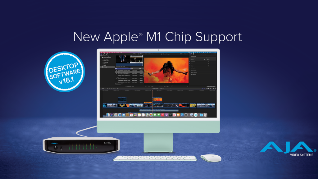 AJA Desktop Software v16.1 iMac M1 PR19