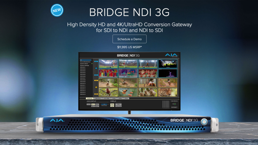 AJA BRIDGE NDI 3D