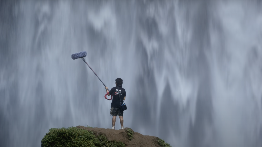 Recording the sound of waterfall Media Storm produces realistic fake window videos for projector maker XGIMI