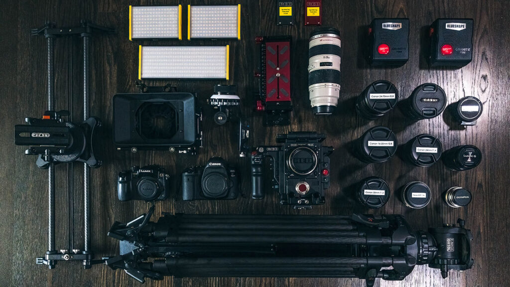 Cinematographer Philip Grossman's AJA U-TAP and other video conferencing gear